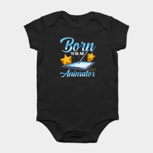 Born To Be An Animator Professional Artist Baby Bodysuit